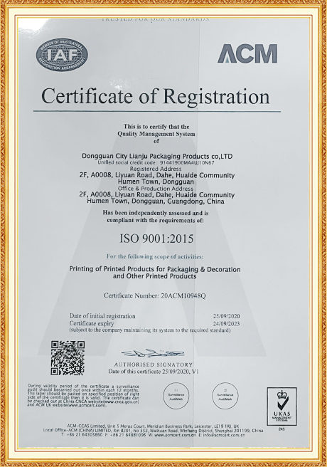 Certificate Of Honor